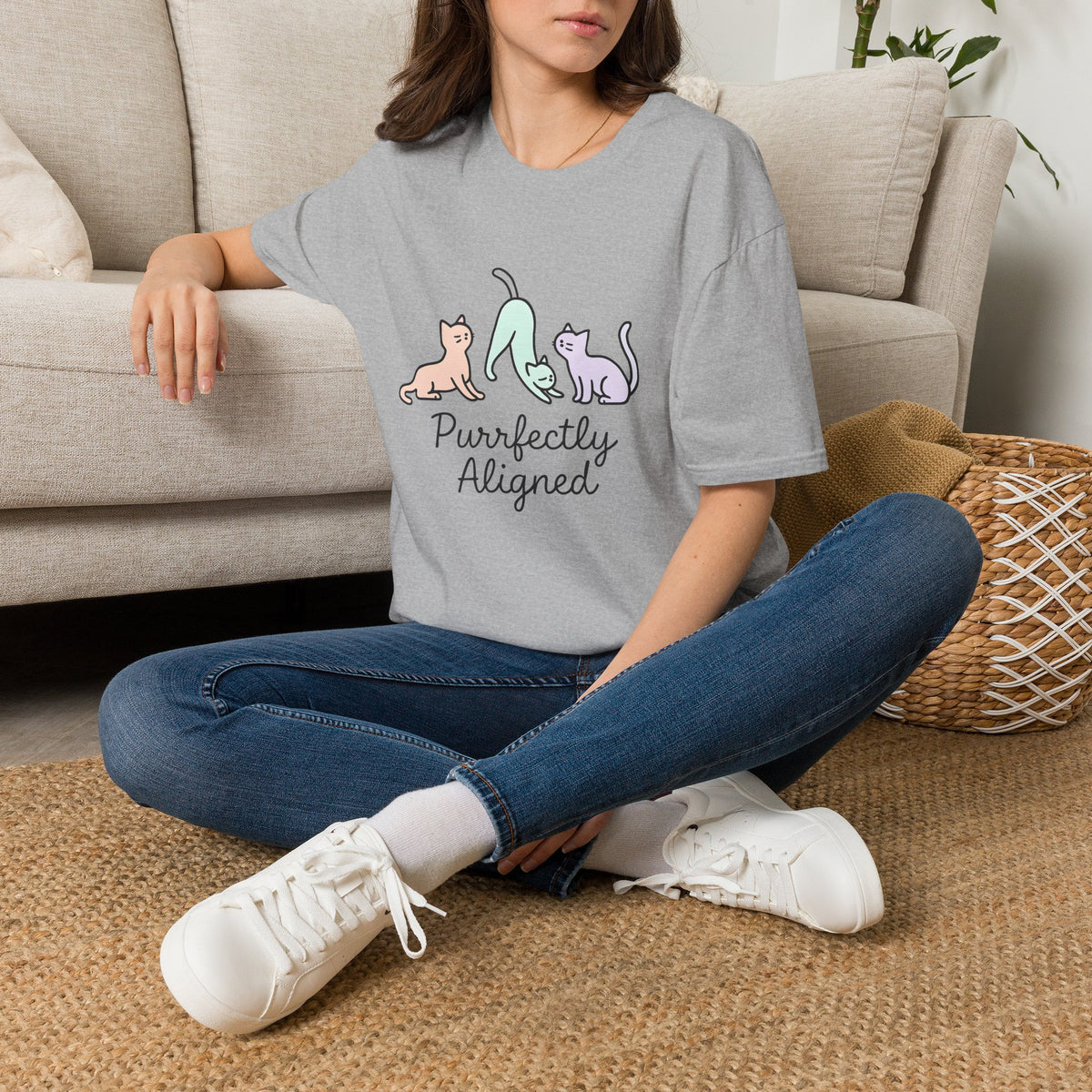 Purrfectly Aligned Cats T-Shirt