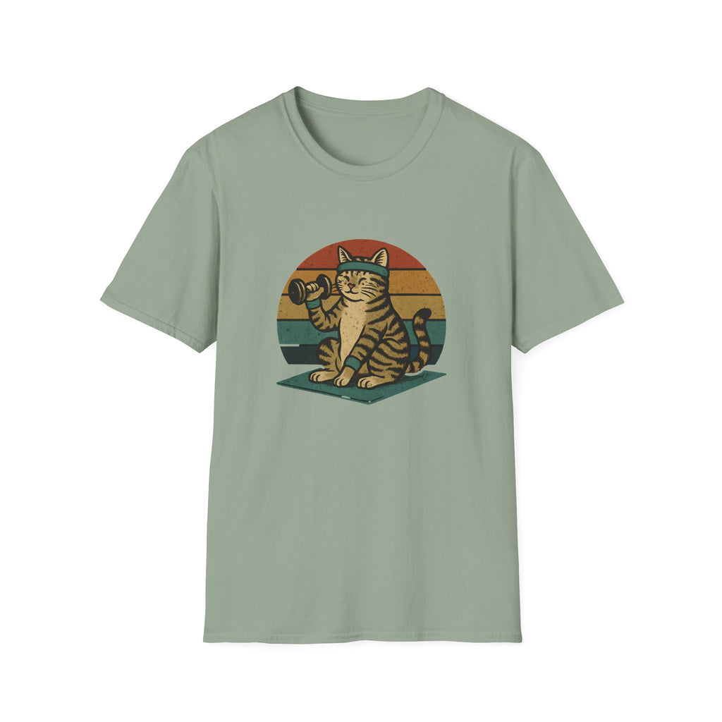 Cat lifting weights T-Shirt