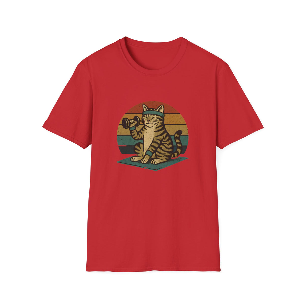 Cat lifting weights T-Shirt