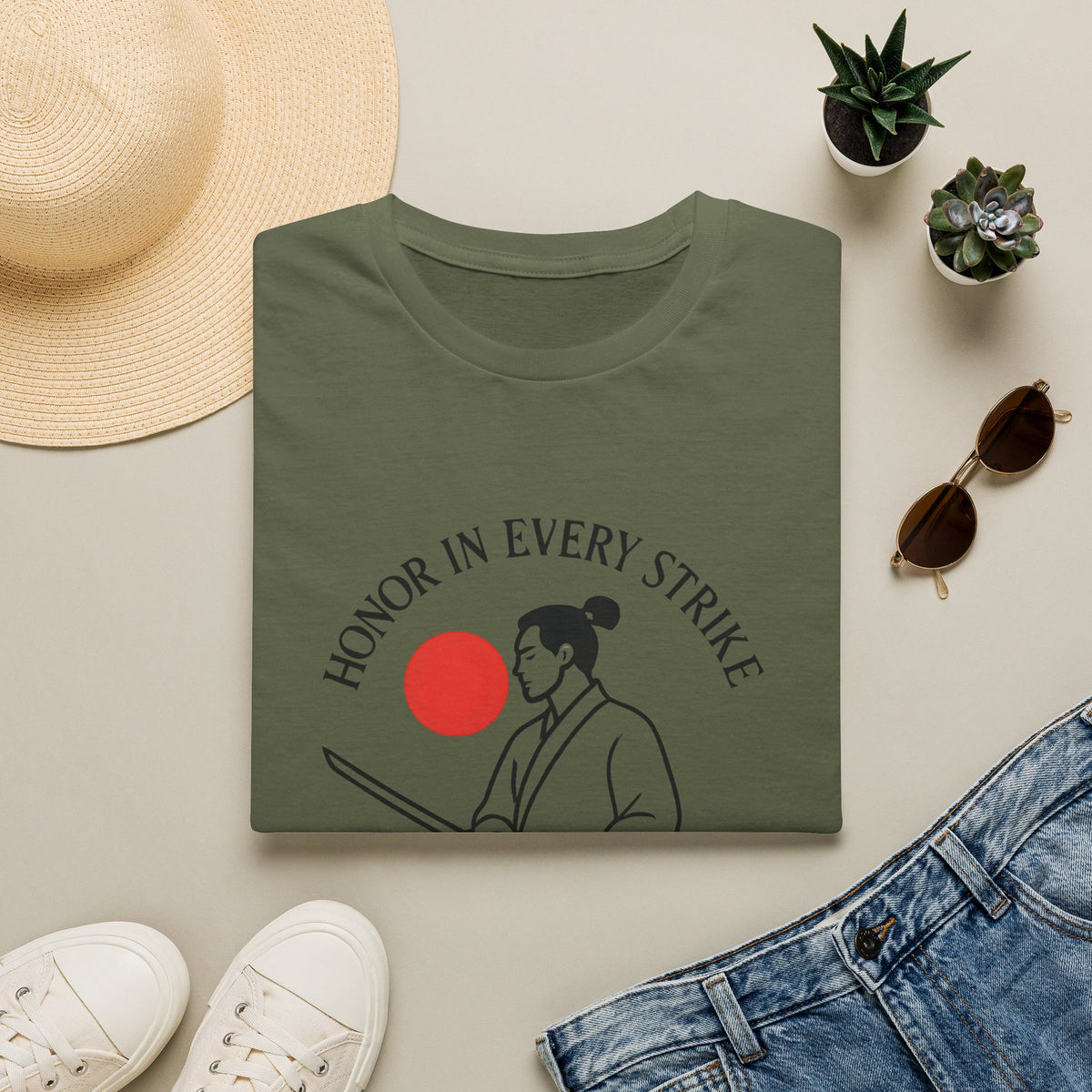 Samurai with sword T-Shirt