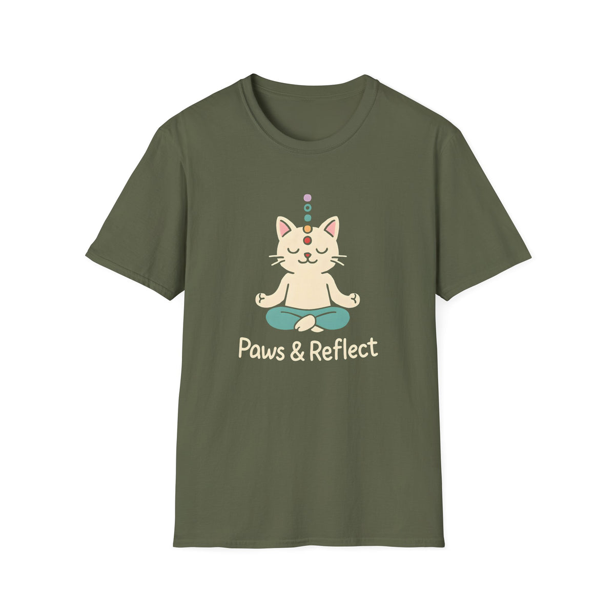 Chakra Cat Meditation T-Shirt
