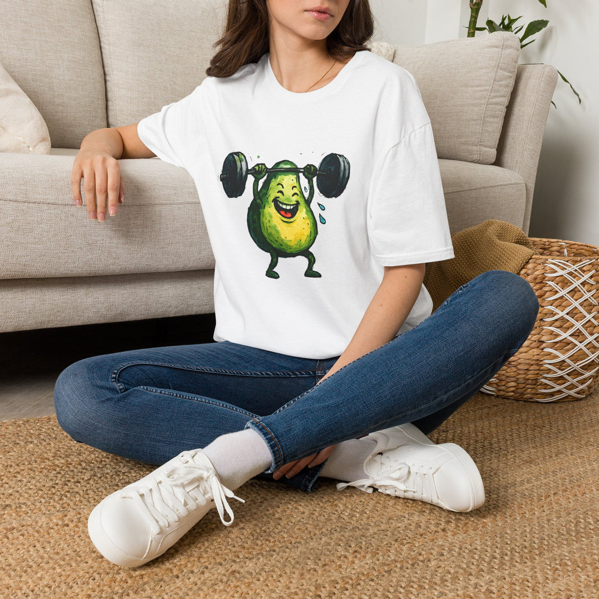 Joyful Pear Weightlifter T-Shirt