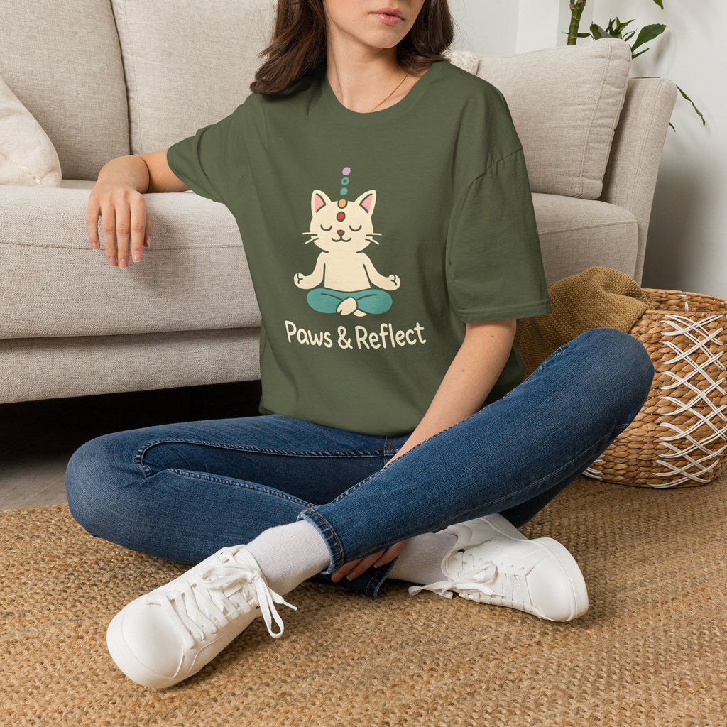 Chakra Cat Meditation T-Shirt