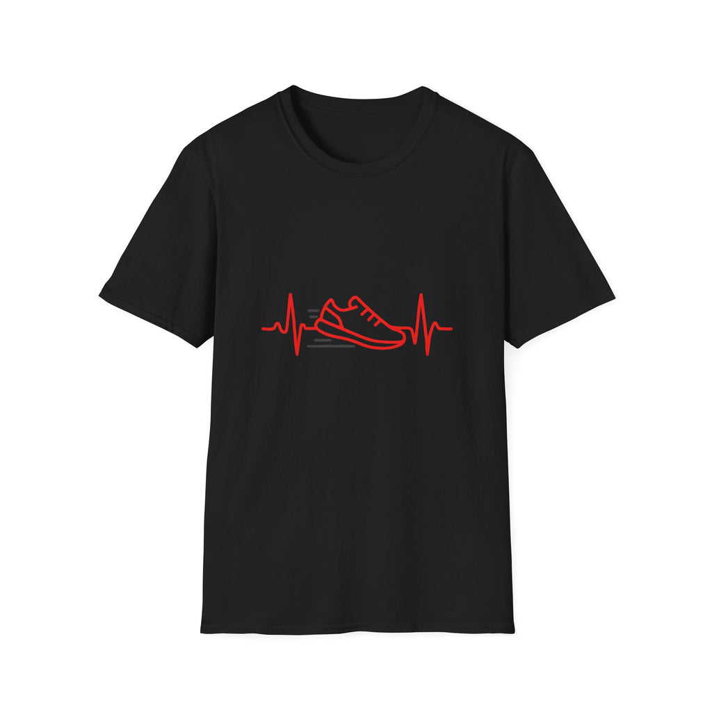 Sneaker Heartbeat Illustration T-Shirt