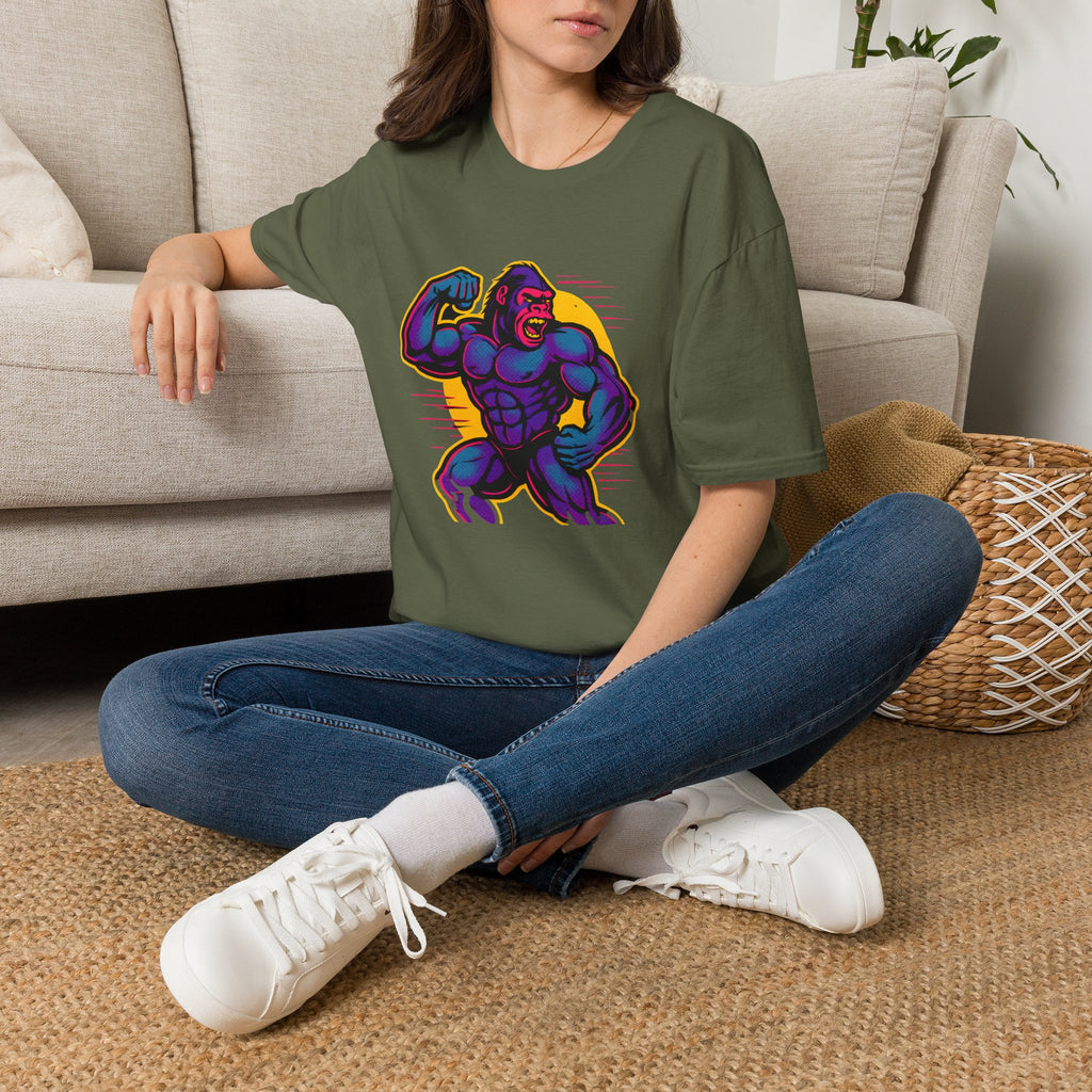 Purple Muscle Gorilla T-Shirt