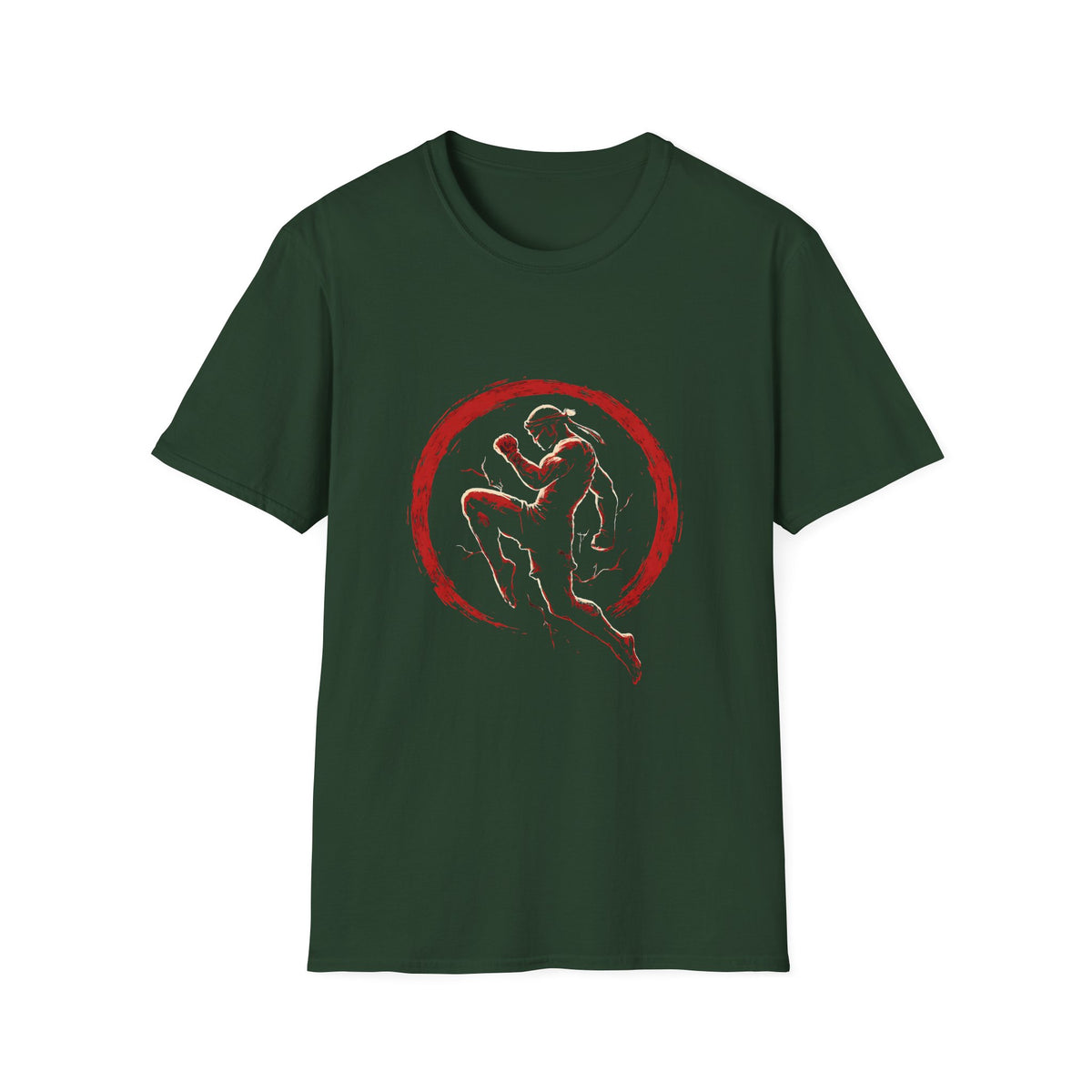 Red Circle Fighter T-Shirt