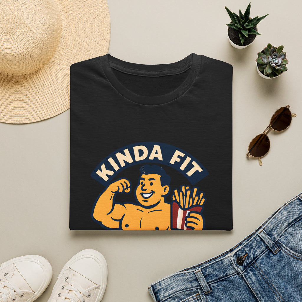 Muscular man with fries T-Shirt