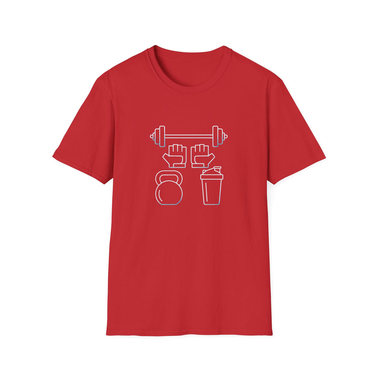 Gym Equipment Icons T-Shirt