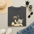 Cat Lifts Dumbbell T-Shirt
