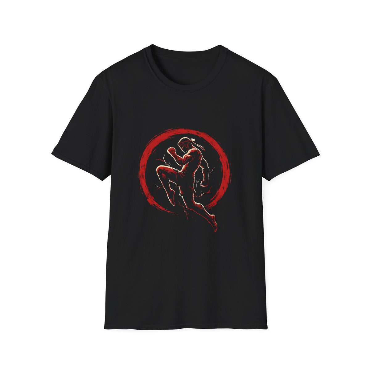 Red Circle Fighter T-Shirt