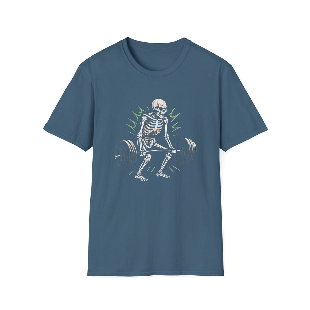 Skeleton Lifts Barbell T-Shirt