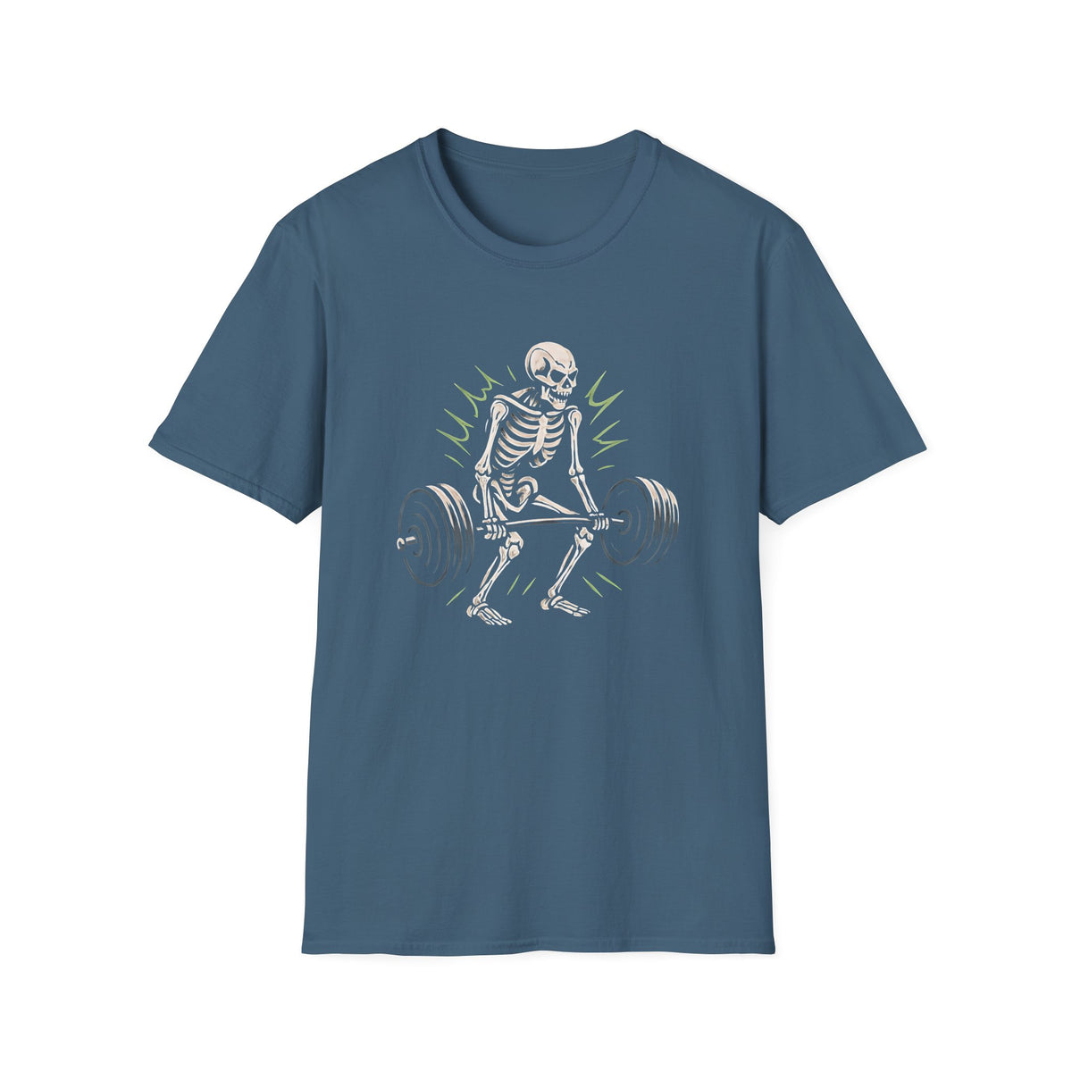 Skeleton Lifts Barbell T-Shirt