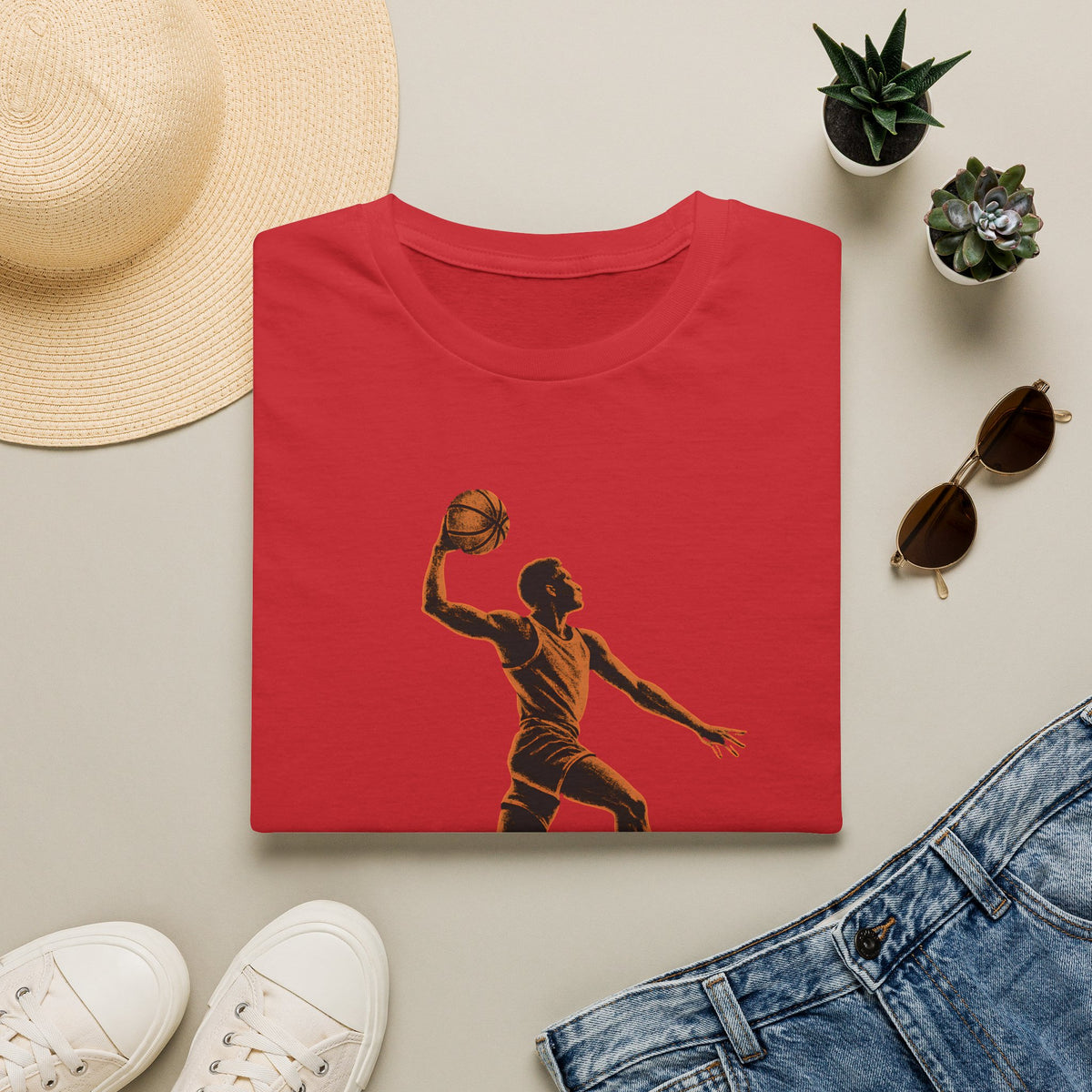 Basketball Dunk Silhouette T-Shirt