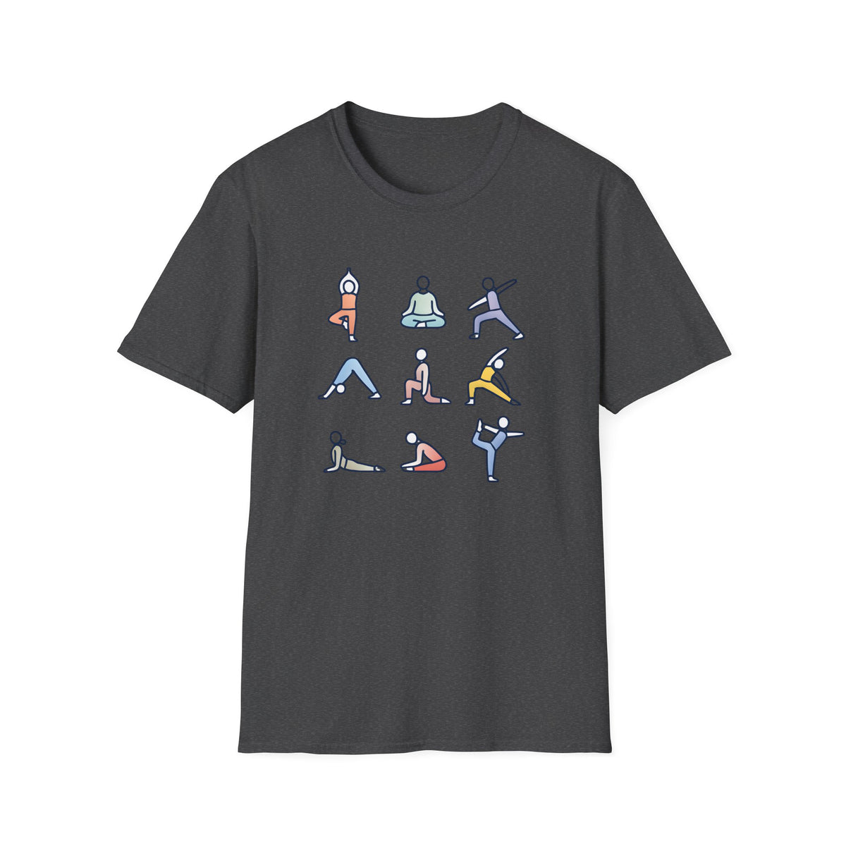 Yoga Pose Illustrations T-Shirt