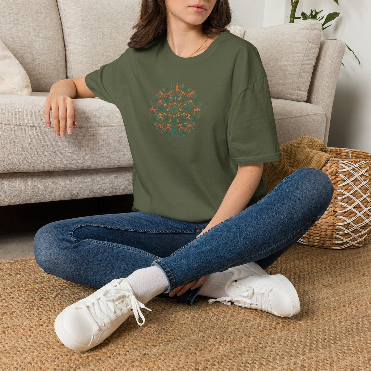 Yoga Mandala Circle T-Shirt