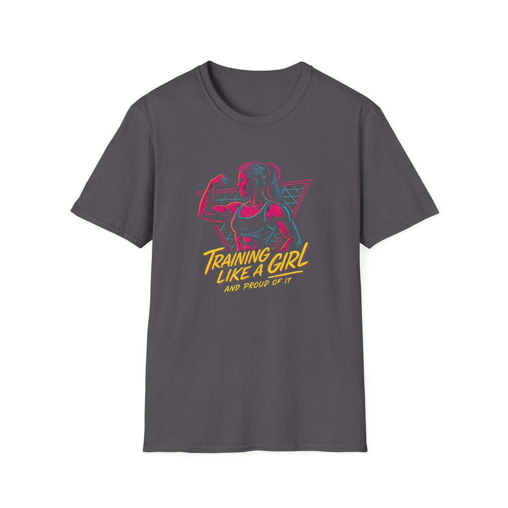 Neon Female Bodybuilder T-Shirt