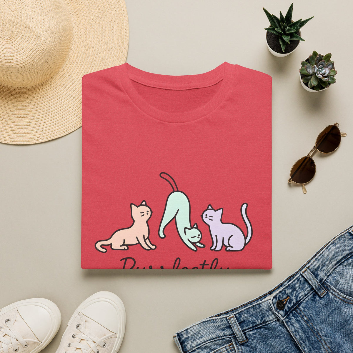 Purrfectly Aligned Cats T-Shirt