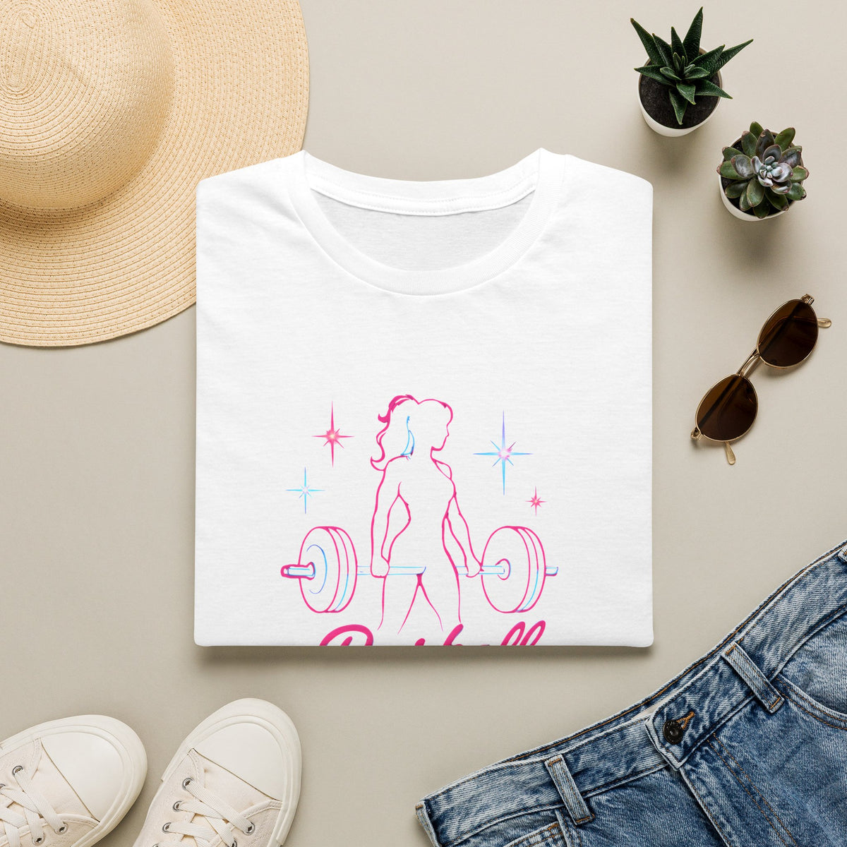 Barbell Barbie Neon T-Shirt