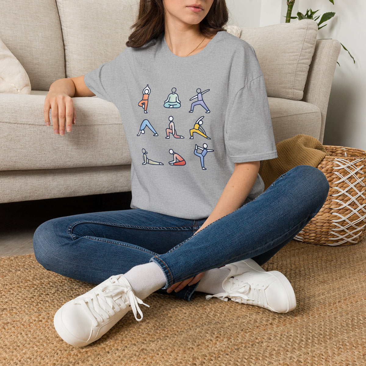 Yoga Pose Illustrations T-Shirt