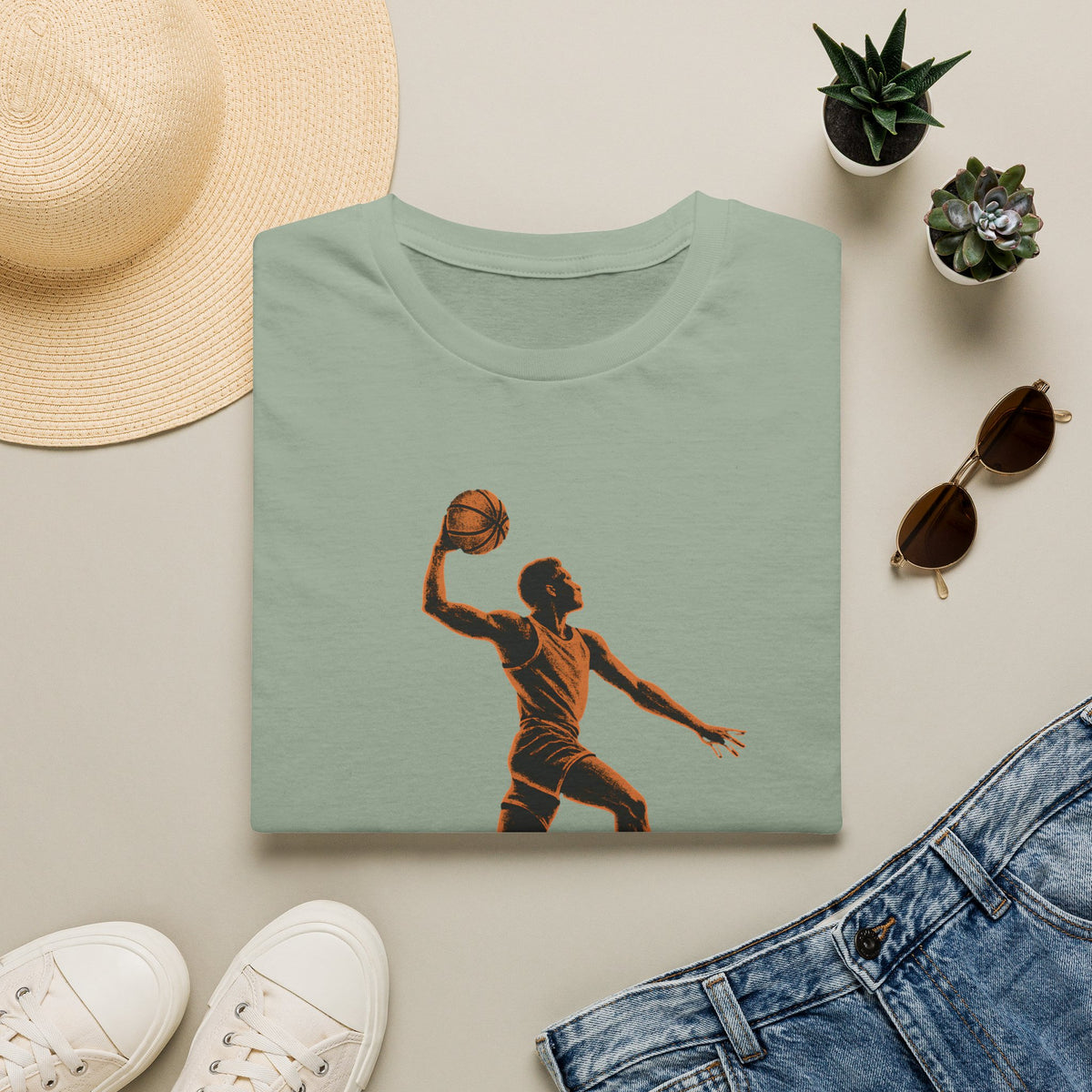 Basketball Dunk Silhouette T-Shirt