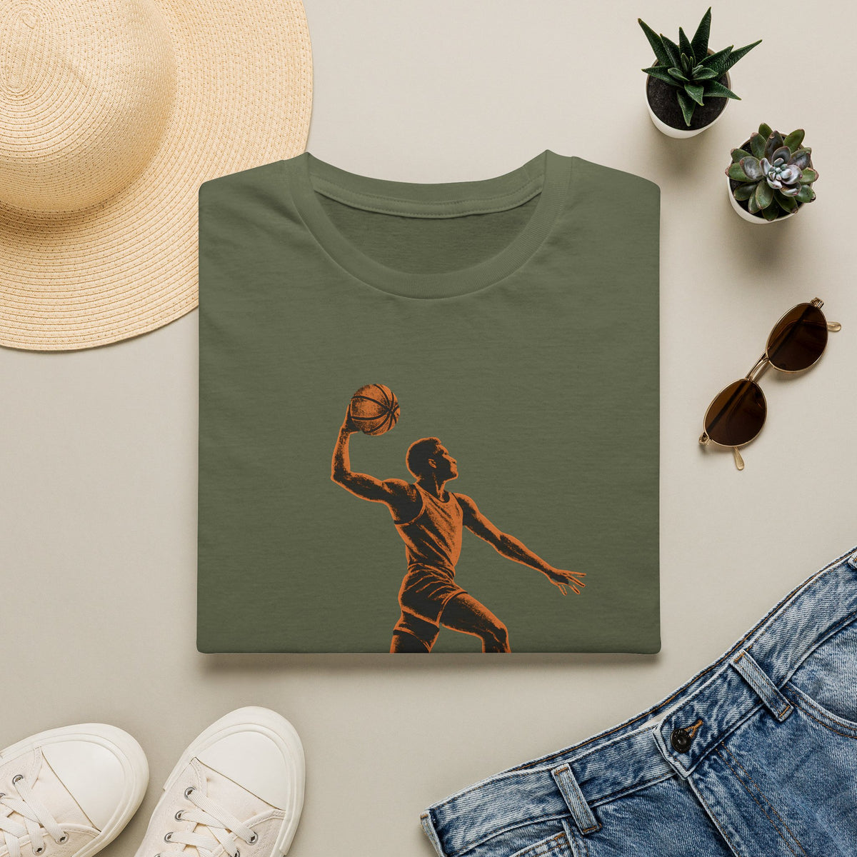 Basketball Dunk Silhouette T-Shirt