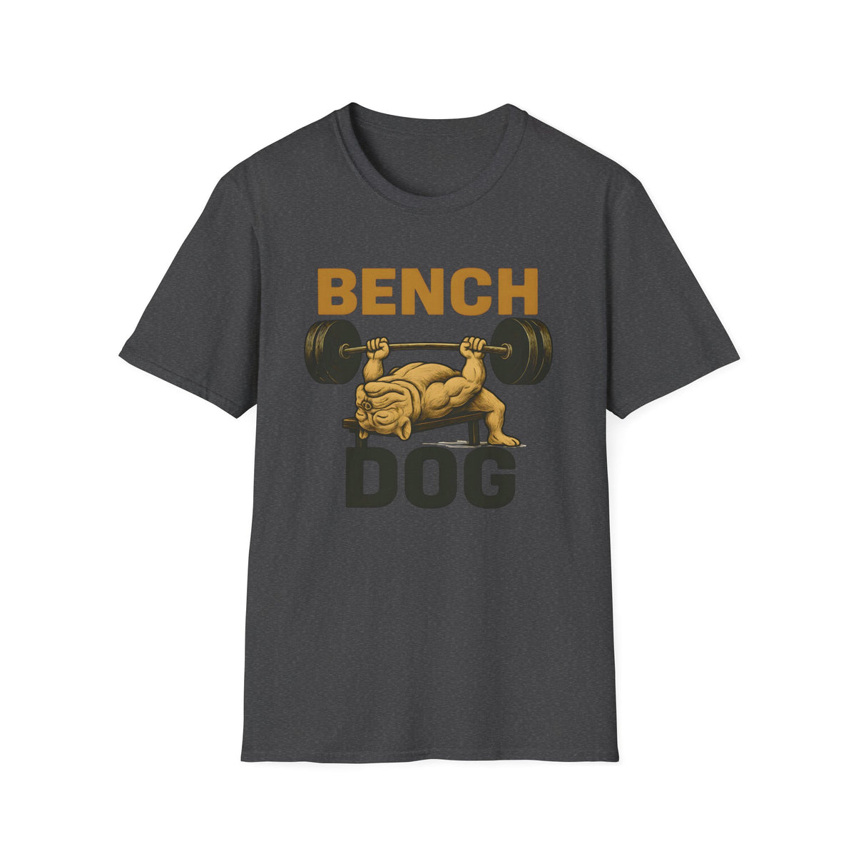 Bench Press Dog T-Shirt