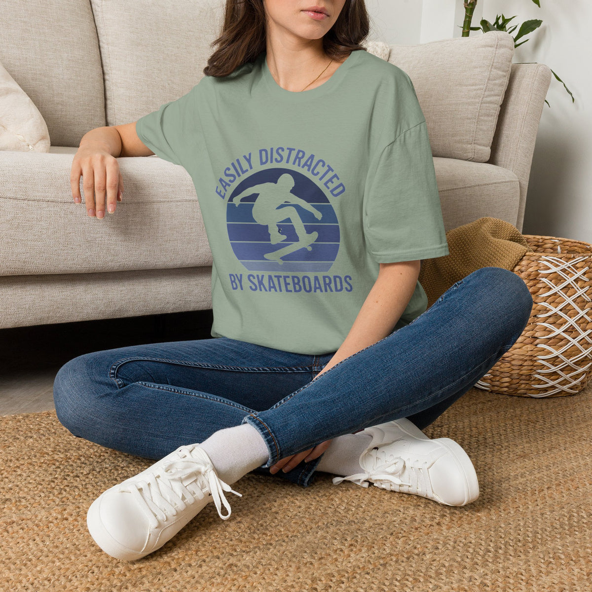 Easily Distracted by Skateboards T-Shirt