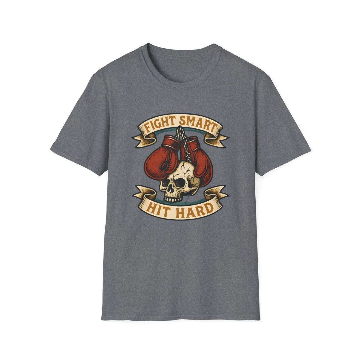 Boxing Skull with Gloves T-Shirt